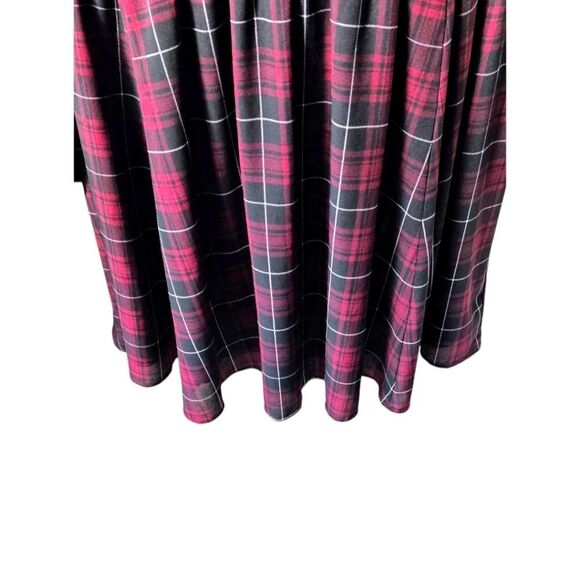 TORRID NEW DESERT PLAID Mini Georgette Criss Cross Back Skater dress 3X - Picture 11 of 15